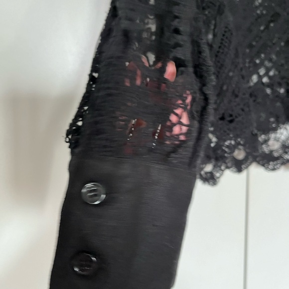 Zara black lace blouse. Size S - Picture 8 of 8